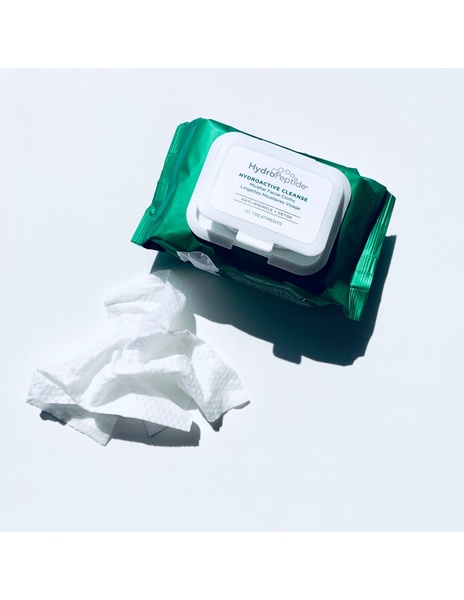Очищуючі серветки для обличчя HydroPeptide HydroActive Cleanse Packet