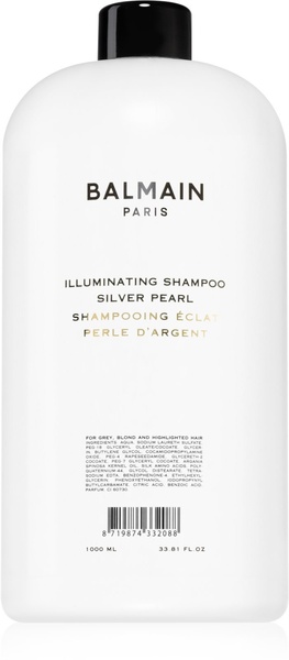 Balmain Hair Couture Silver Pearl очищуючий шампунь для освітленого волосся 1000 мл